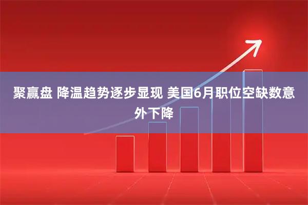 聚赢盘 降温趋势逐步显现 美国6月职位空缺数意外下降